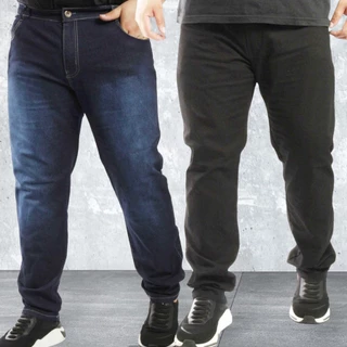 kIT 2 Calça Jeans Masculina Plus Size Tamanho Grande COM LYCRA PROMOÇÃO Calça Plus Size Masculina 48 50 52 54