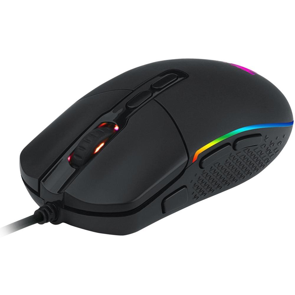 Mouse gamer redragon invader M719 RGB 10000dpi 7 botões
