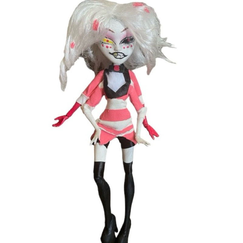 Boneco Angel Dust Hazbin Hotel Custom Doll Boneca Customizada
