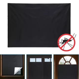 Cortina Painel Blackout Mosquiteiro - Anti Moscas e Mosquitos - Previne e Protege da Dengue - 135x125 - Removível