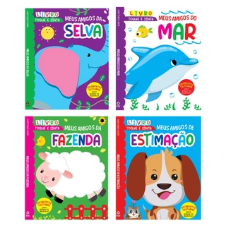 Coleção Toque e Sinta - Kit com 4 Livros