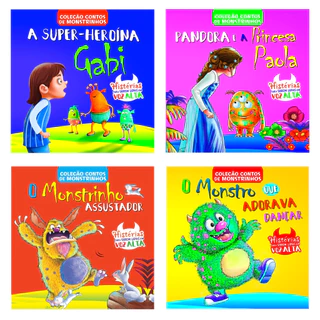 Coleção Contos de Monstrinhos - Kit com 4 Livros