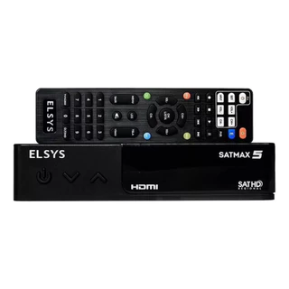 Receptor Elsys Satmax 5 Com Sinal Digital, Analógico Preto 100v/240v
