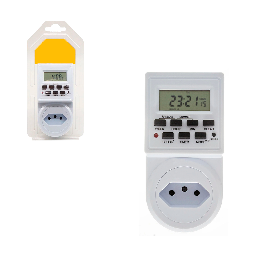 Timer Temporizador Digital Programavel Bivolt Bmax Bm002