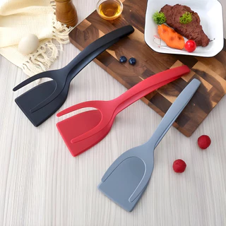 Kit ATÉ 3 Espatula De Nylon Multiuso Com Pegador Para Ovos Bife Panqueca Tapioca