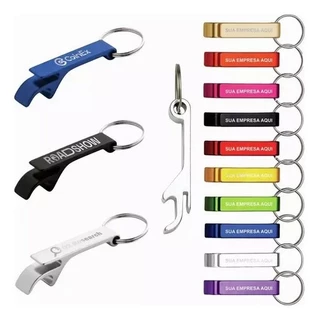 10 Chaveiros Personalizado Logomarca nome Abridor de garrafa e latas Laser Empresa brinde lembrancinha Modelo Pé Galinha em Oferta na Shopee