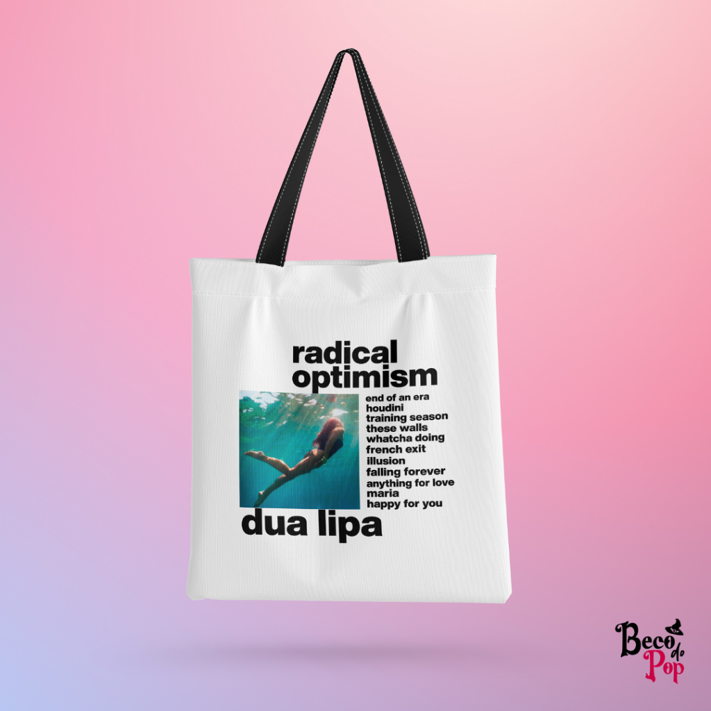 Ecobag - Dua Lipa - Radical Optimism | Shopee Brasil