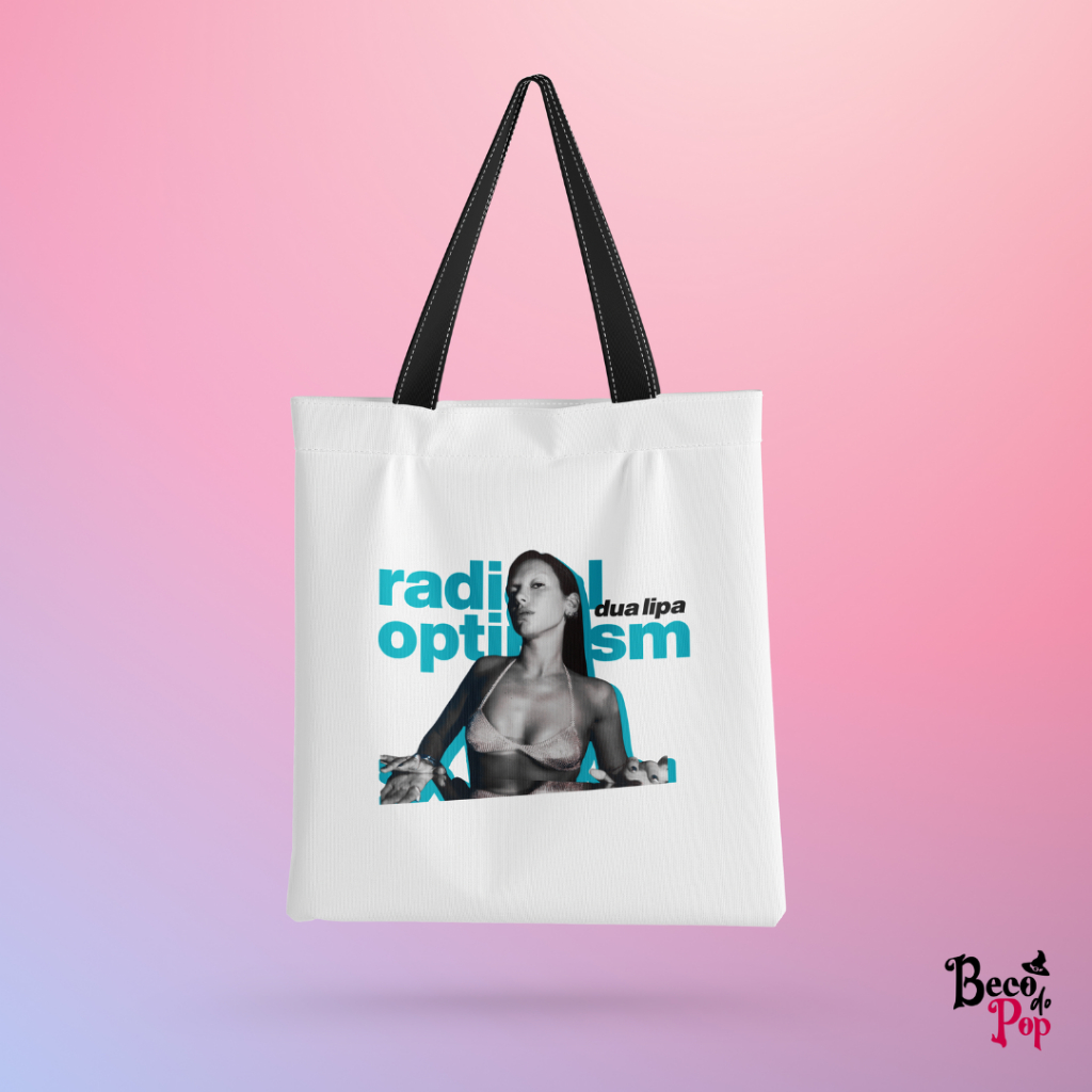 Ecobag - Dua Lipa - Radical Optimism | Shopee Brasil