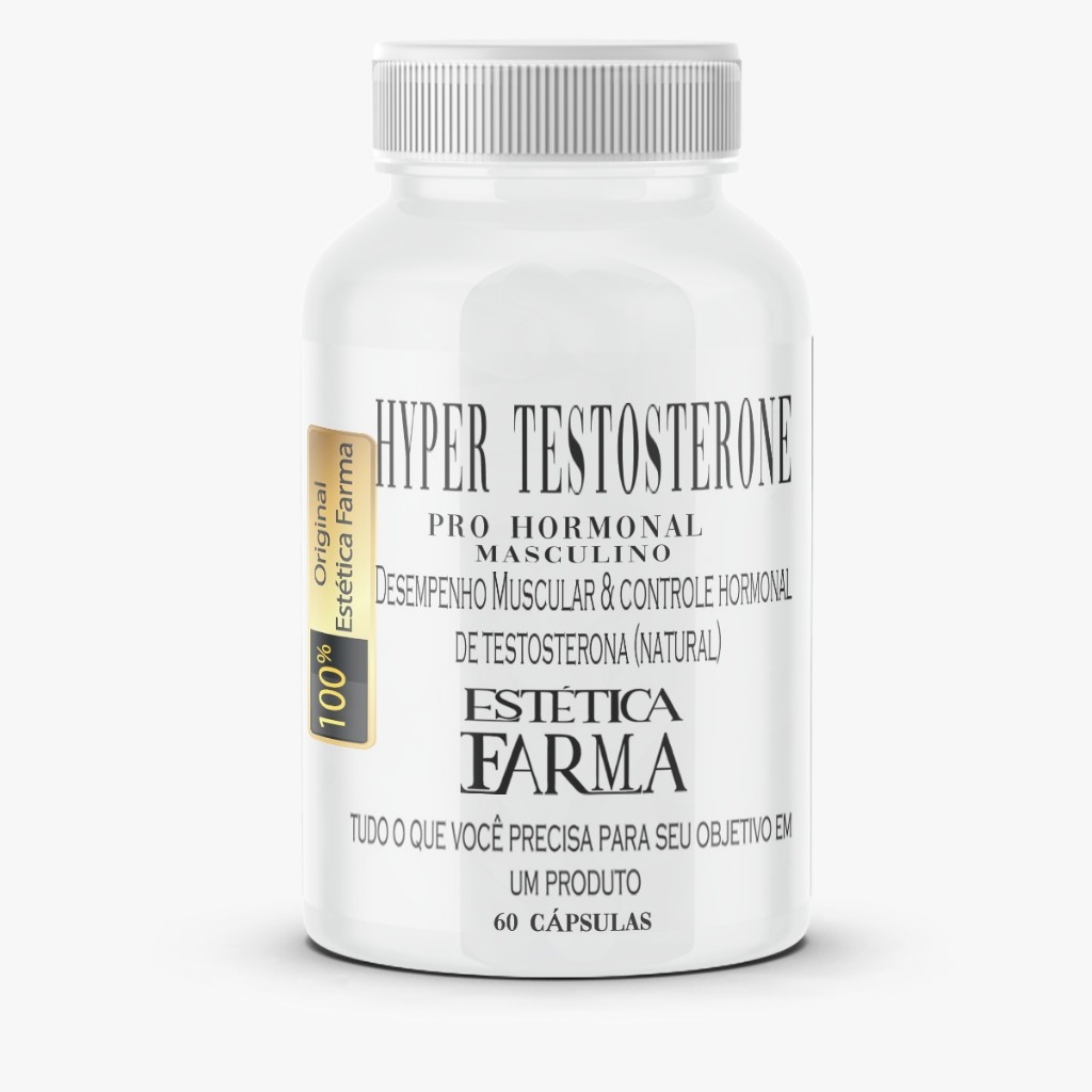 HYperTesto Pro Hormonal Masc 100% Original Estética Farma