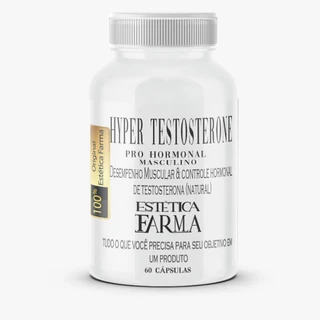 HYperTesto Pro Hormonal Masc 100% Original Estética Farma