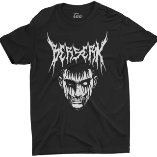 Camiseta Berserk Guts Unissex 100% Algodão Camisa Anime Envio Rápido em 24 horas