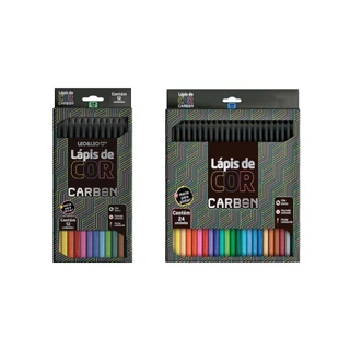 Lápis de Cor Carbon 12 / 24 Cores - Leo e Leo