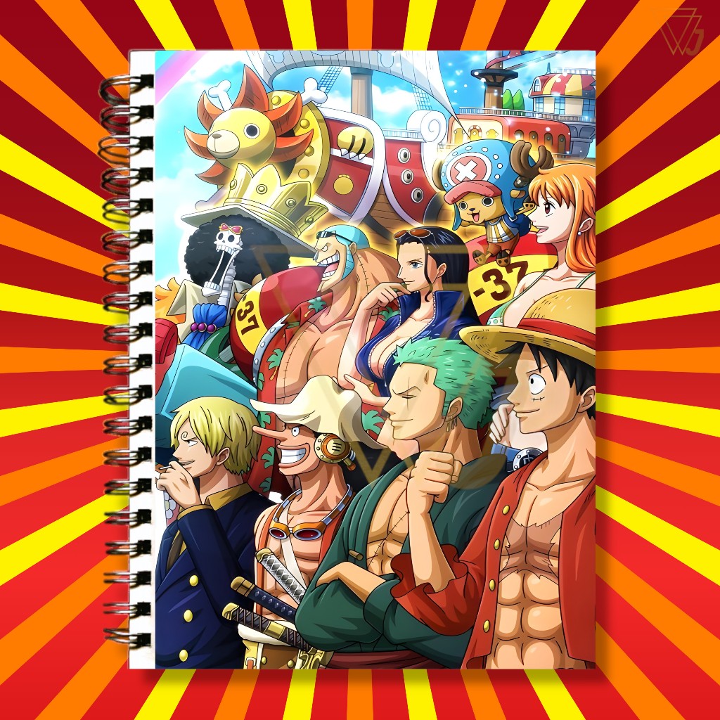 Adesivo Para Capa de Caderno Anime One Piece Excelente Qualidade ...