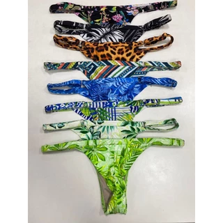 PROMOÇÃO - Calcinha de biquini marquinha fita fio, biquini fio regulagem - Tamanho M, AVULSO em Oferta na Shopee