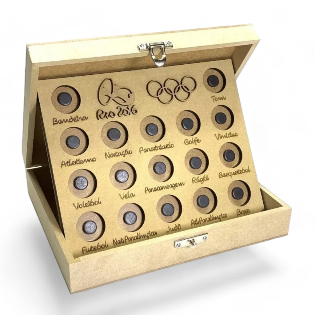 Caixa Expositor de Moedas_Rio 2016_S/A