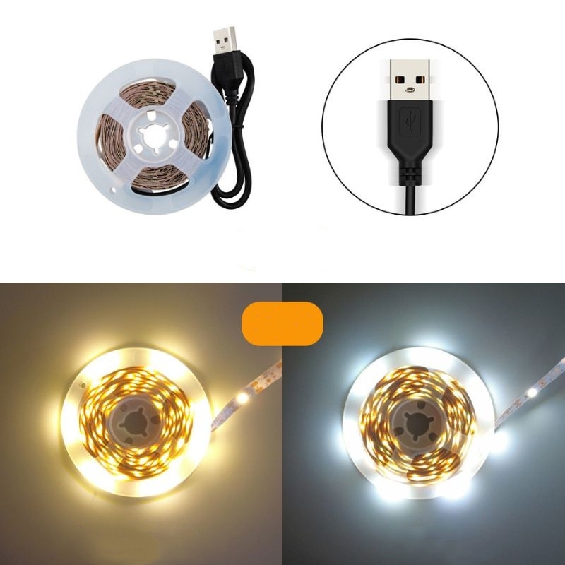 USB LED Quente Tira Conduzida De Luz TV Fundo De Iluminação Fita Home Decor Lâmpada 1M
