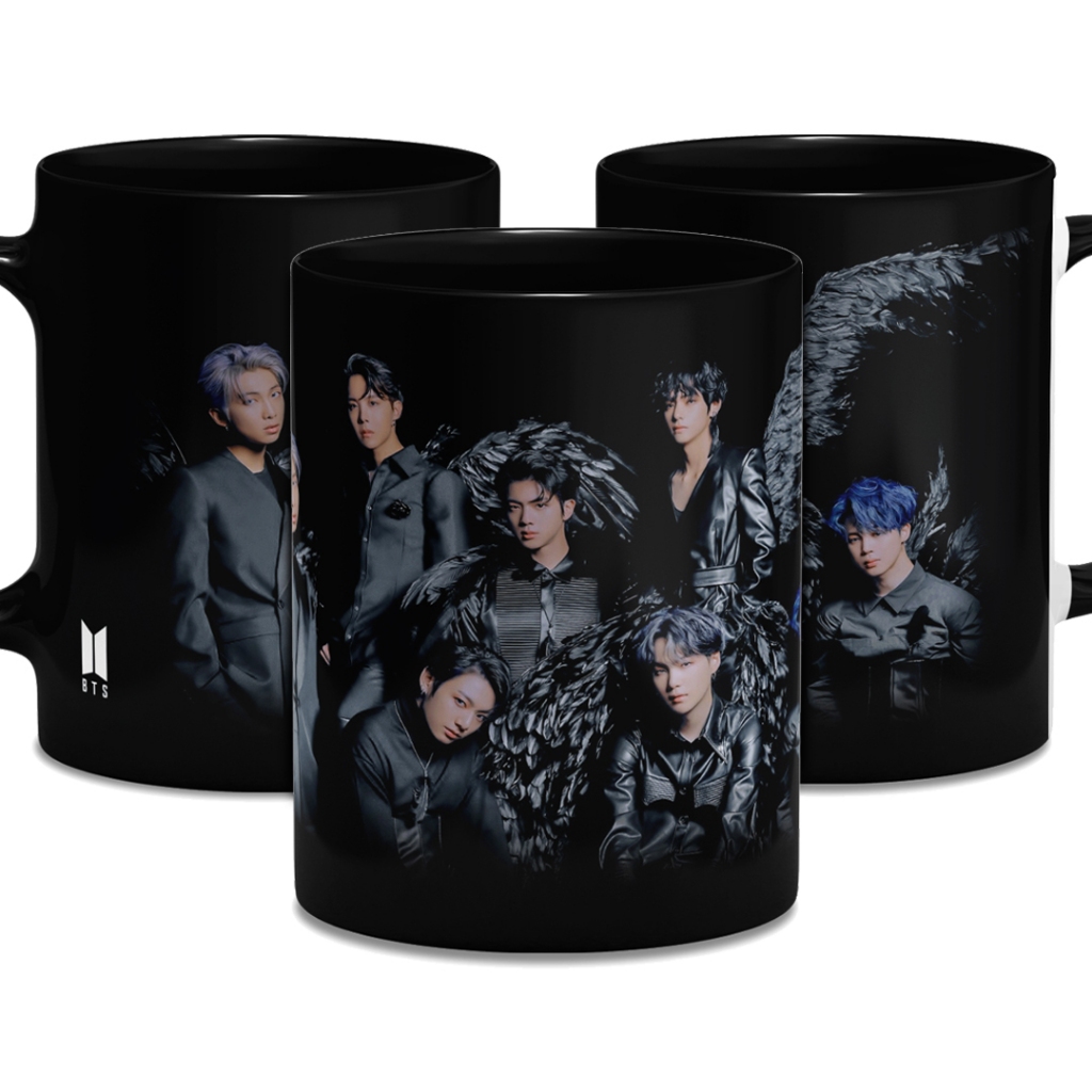 BTS カップホルダー ジン JIN  J-hope ホソク RM ナムジュン Caneca BTS 'BLACK SWAN' com foto RM J-hope Jungkook Jin V Suga