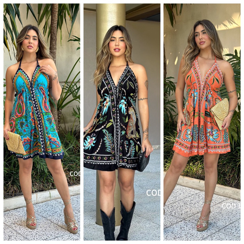 mini vestido indiano/ batinha indiana bordada/ costa nua