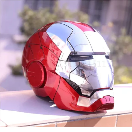 Capacete Homem De Ferro Eletrônico Brinquedo Iron Man C/ Voz