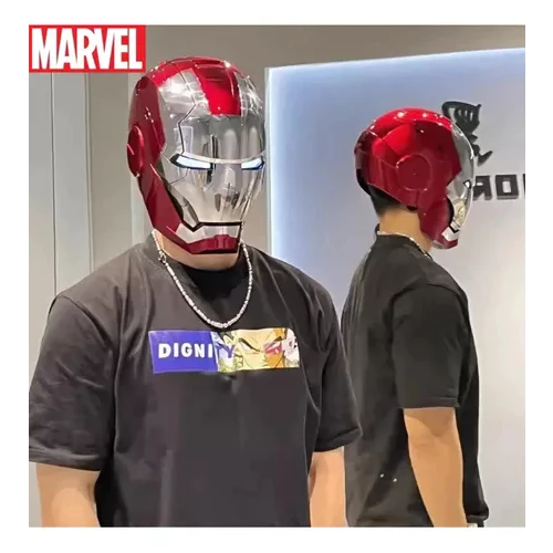 Capacete Homem De Ferro Eletrônico Brinquedo Iron Man C/ Voz