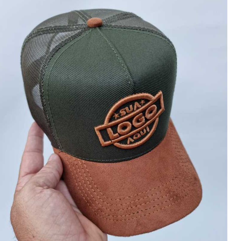 Boné Personalizado com sua Logo Bordado kit 30 bones | Shopee Brasil