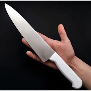 Faca De Cozinha 32cm Linha Design 8 Polegadas Original Line Para Cortes Perfeitos De Carne Utensilio De Cozinha Multiuso Universal Aço Inox