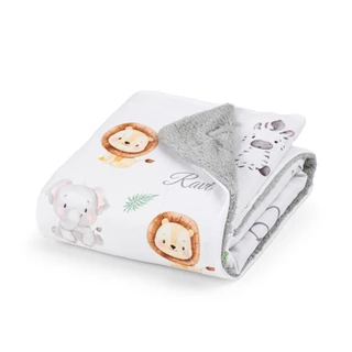 Manta Bebê Personalizada com o Nome do seu bebe  (SEM BOLINHAS NAS LATERAIS) em Oferta na Shopee