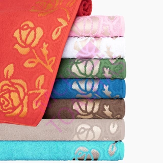 Kit 10 Toalhas de Banho Banhão Gigante Luxo Excelente Absorção Monique 75cm x 150cm