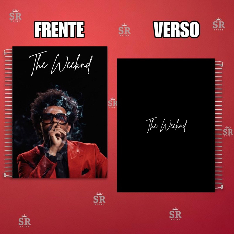 Caderno The Weeknd Personalizado A4 | Shopee Brasil
