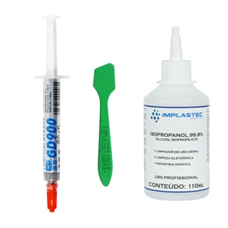 Kit Pasta Térmica GD900 + Cleaner 110ML + Raspador