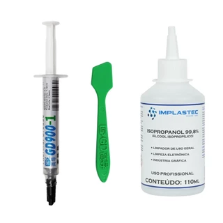 Kit Pasta Térmica GD900-1 + Cleaner 110ML + Raspador