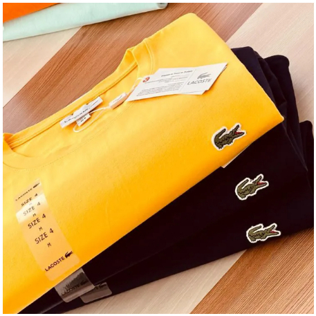 Lançamento Camisa Lacoste Peruana Fio 40.1 Com Elastano Masculina