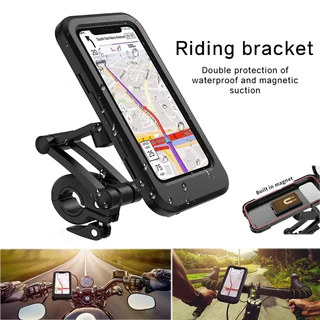 Suporte universal ajustável para celular com tela sensível ao toque à prova d'água e absorção de choque para bicicletas e motocicletas LEY-1662