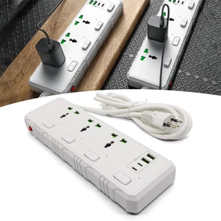 Régua de Energia 3 Tomadas Universal 2 Interfaces USB 2 Portas Tipo-C 1,80M