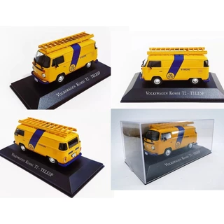 MINIATURA - ESCALA 1:43 - VEÍCULOS DE SERVIÇO DO BRASIL - VW KOMBI T2 TELESP