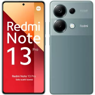 Smartphone Xiaomi Redmi Note 13 Pro 4G 8+256GB, MediaTek, Helio G99-Ultra, Câmera 200MP OIS, Carregamento Turbo 67W, Tela AMOLED 6.67 ", NFC, Versão Global