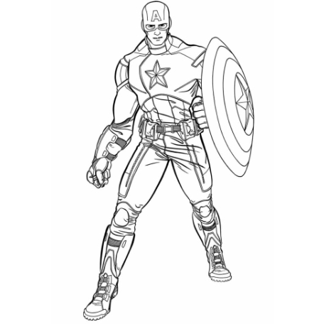 desenho para colorir herois marvel