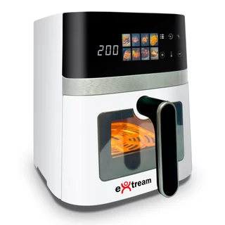Air Fryer Fritadeira Elétrica Digital Extream 5,5L Branco