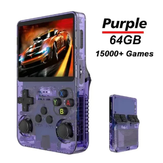 Console R36S Portátil 10000+ Jogos 64gb Tela IPS