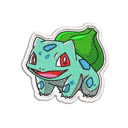 PATCH BORDADO TERMOCOLANTE-POKEMON-BULBASAUR | Shopee Brasil