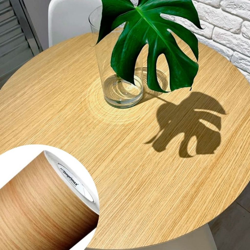 Adesivo Decorativo Lavável - Madeira Carvalho MC 1704 - Diversos tamanhos largura de 1,22