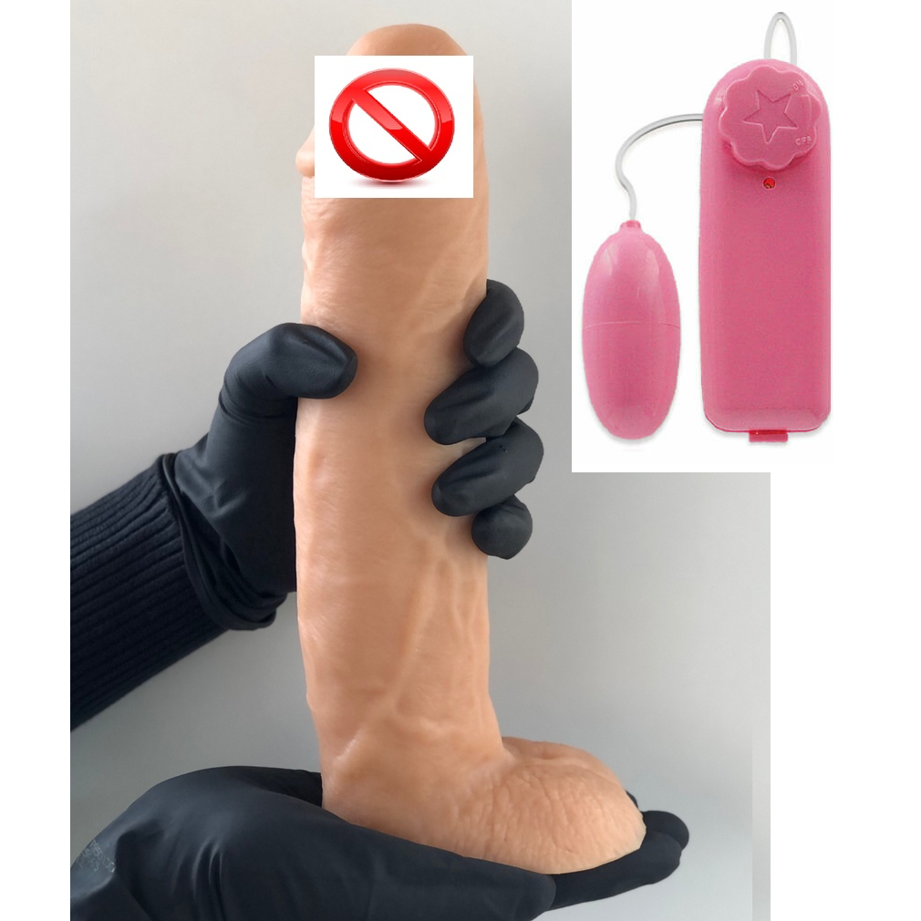 Prótese Pênis Grande Grosso Com Vibrador Dildo Em silicone 27 X 5 cm - SEXY  FANTASY | Shopee Brasil