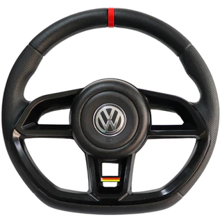 Volante Esportivo Gti Preto Para Novo Golf Gol Fox Voyage Jetta Spacefoxx Crossfox