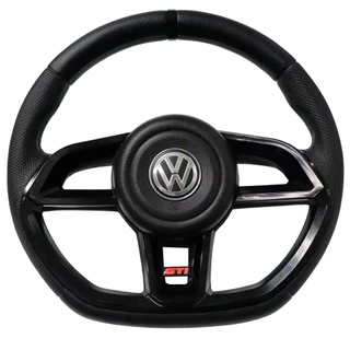 Volante Esportivo Gti Preto Para Novo Golf Fox Spacefoxx Crossfox Jetta polo