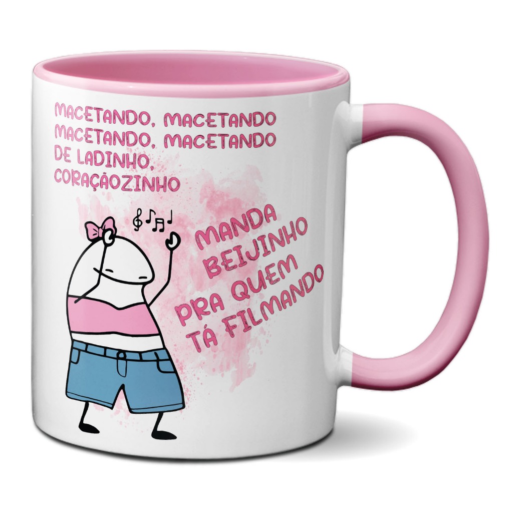 Caneca Macetando Música Presente Divertido Xícara Engraçada | Shopee Brasil