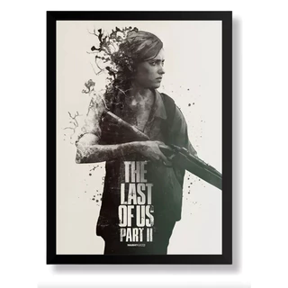 Quadro Placas Decorativas geek Pôster Quadro The Last Of Us #12 Games c/moldura