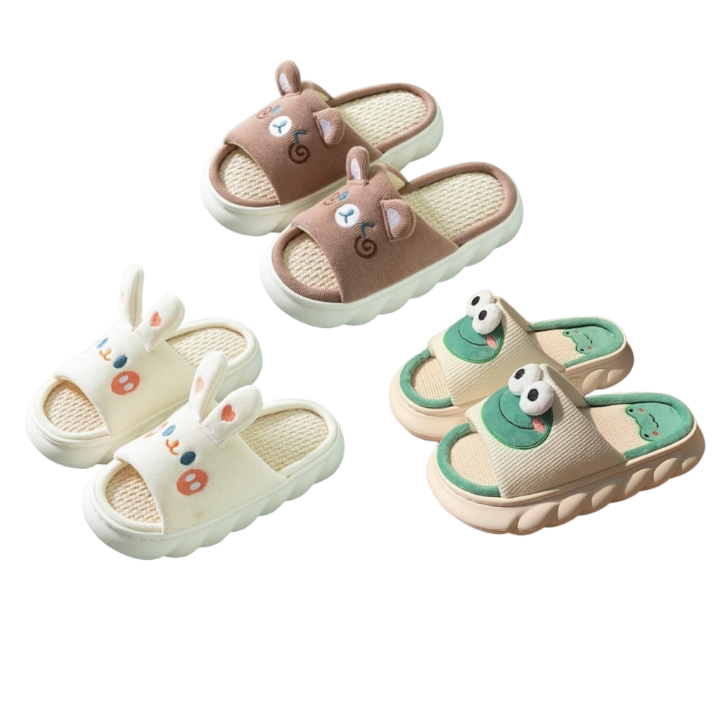 Pantufa Confortável Premium Animais Antiderrapante Macia