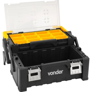 Organizador caixa plástico para ferramentas 48,0 cm x 24,0 cm x 20,0 cm - Vonder