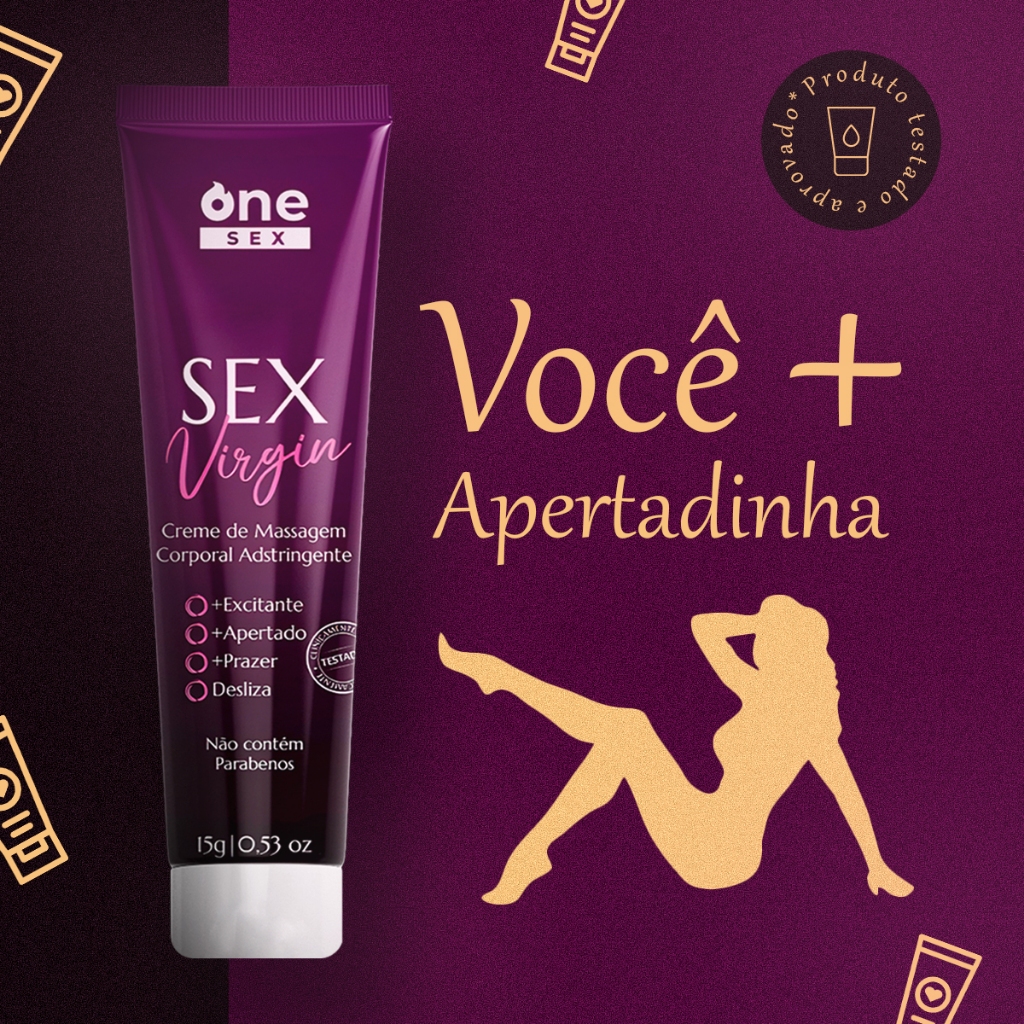 Gel Lubrificante Adstringente Contrai e Excita Sex Virgin 15g  