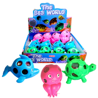 Brinquedos De Apertar Animais Marinhos Fidget Toy Squishy Anti Estresse Anti Ansiedade Sensorial Menino Menina Criança TDAH TEA Macio Relaxante Presente Lembrancinha de Festa Prenda Festa Junina